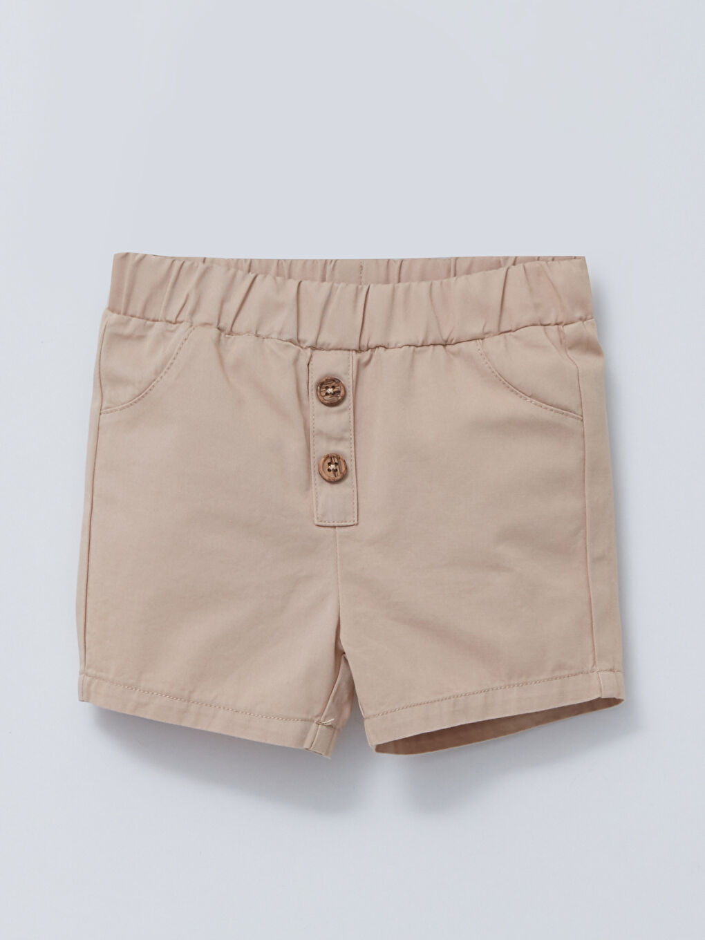 Collared Neck Short Sleeve Printed Baby Boys' Shirt and Shorts 2 Pack Set-5