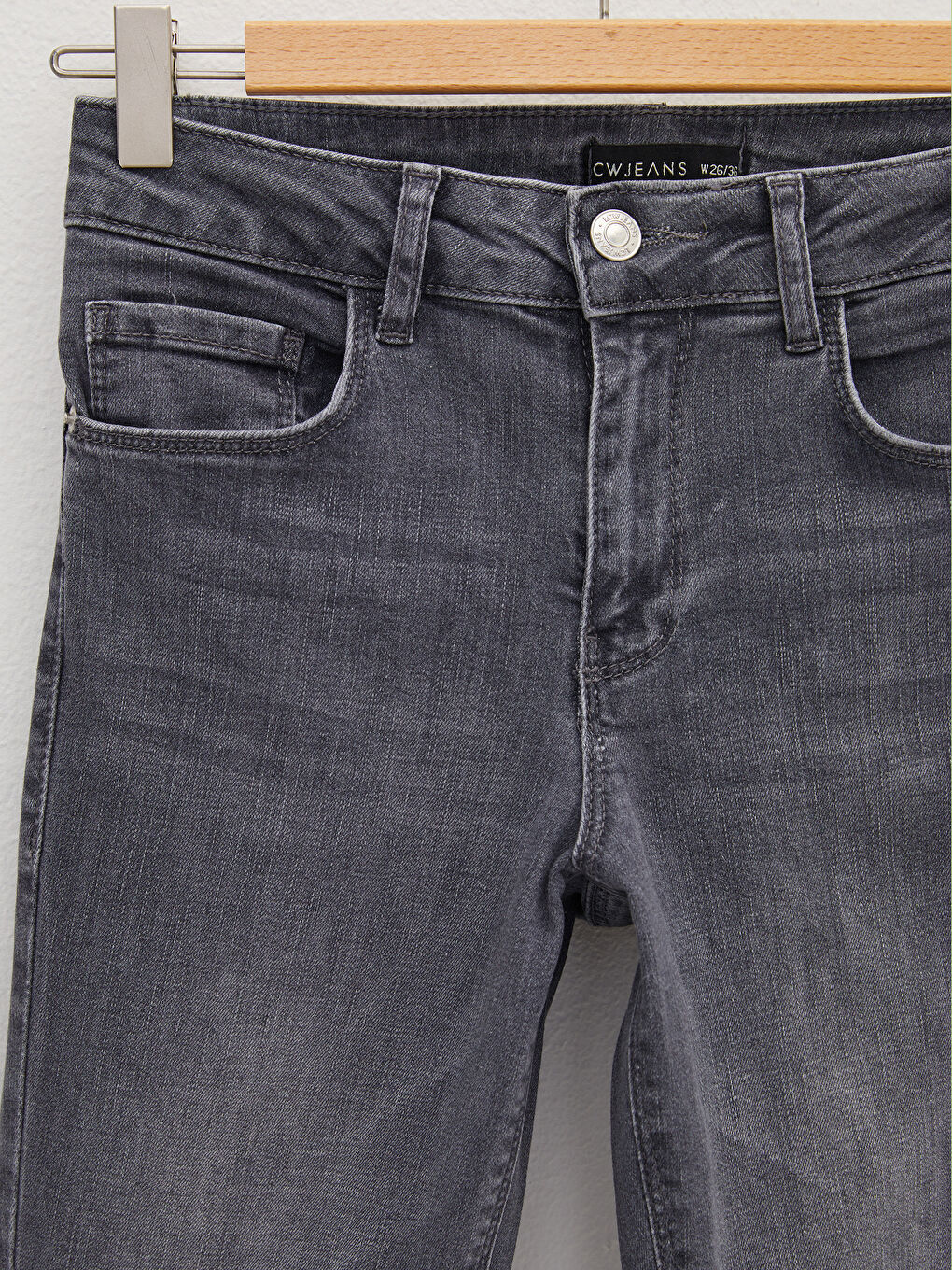 Mercury Skinny Fit Straight Pocket Detailed Women's Rodeo Jean Trousers-6