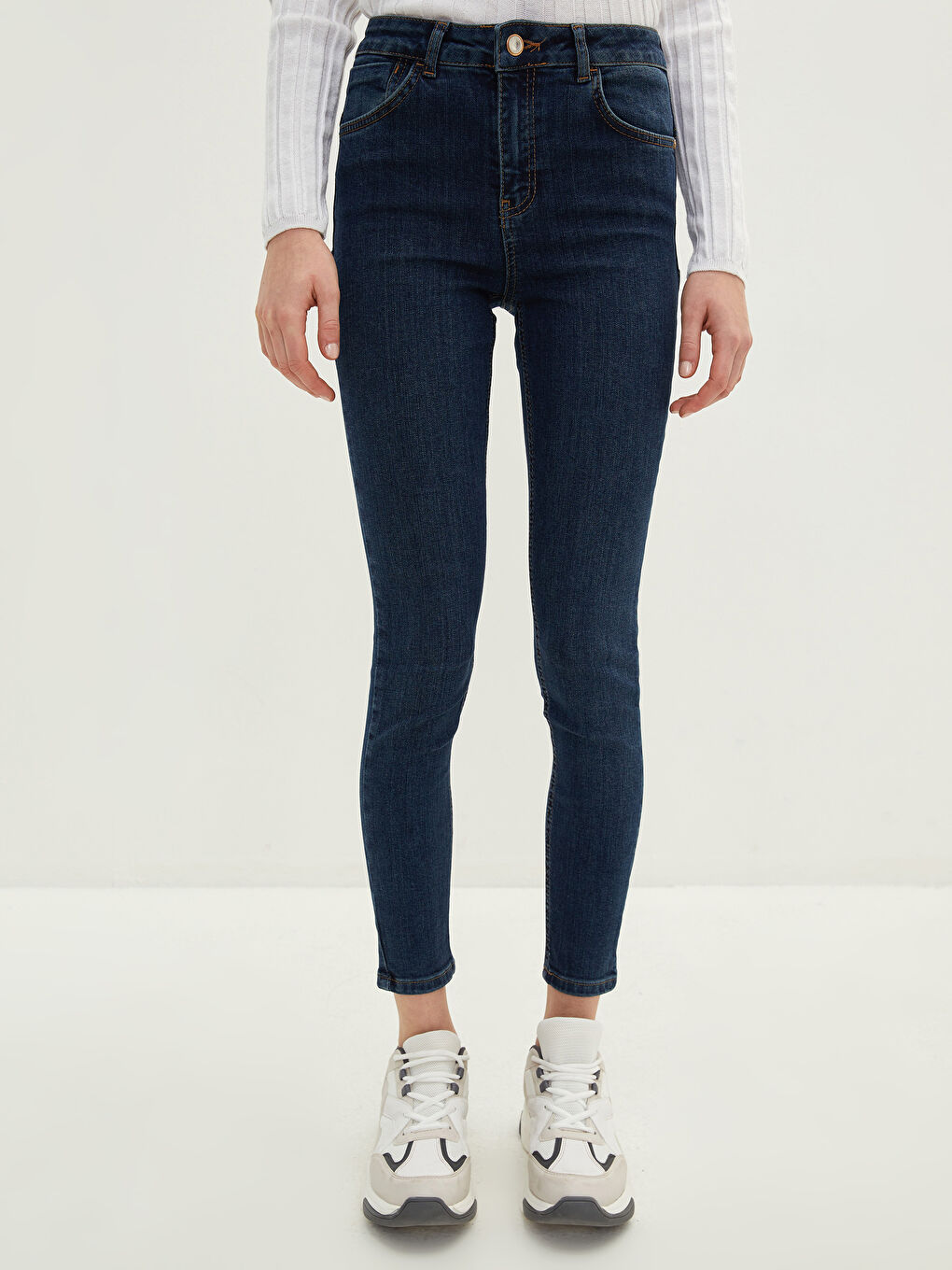LCW Jeans Farmerke Rodeo uskog kroja Merkur sa detaljima džepova i normalnim strukom - Ženske -S23447Z8-309