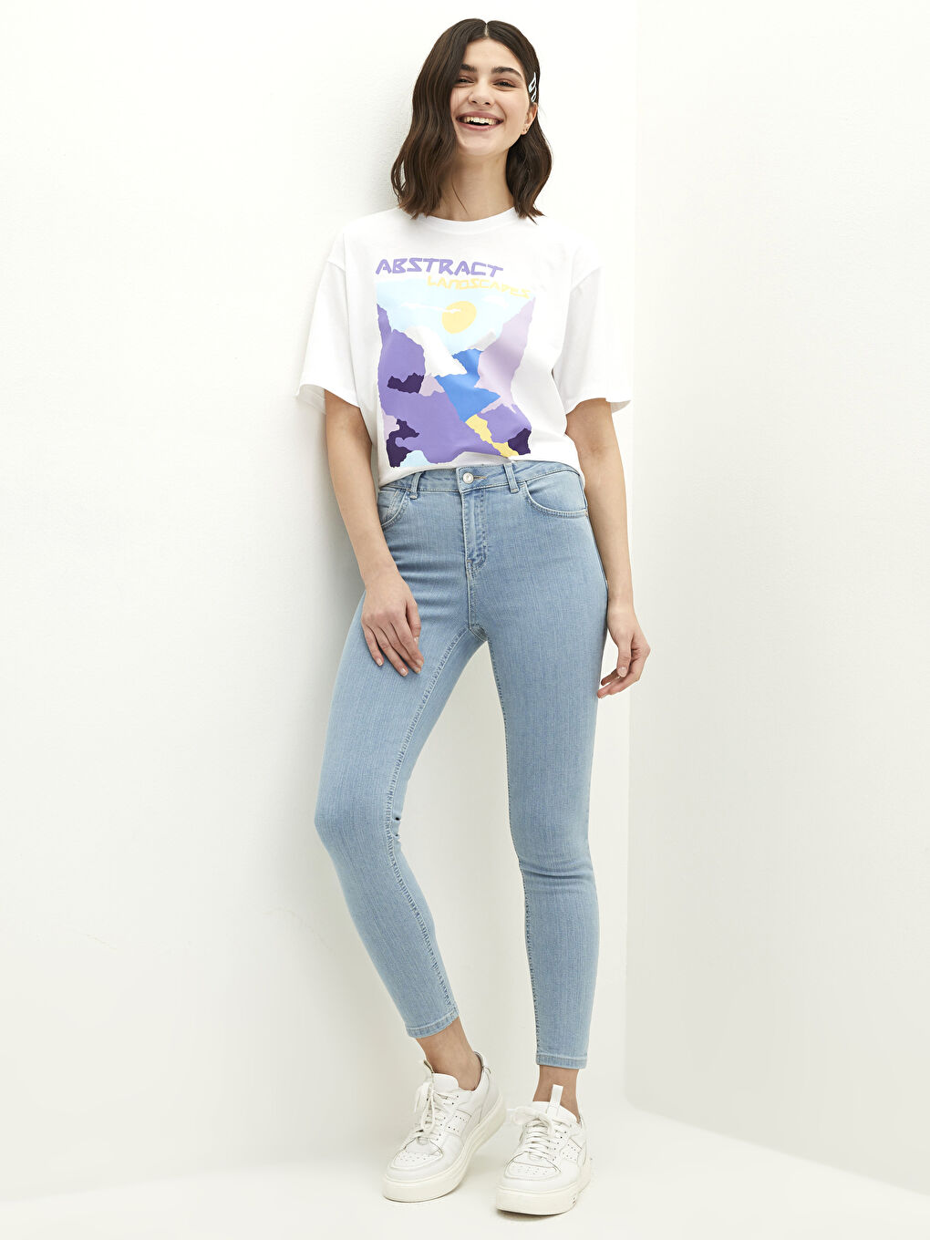 Normal Waist Mercury Skinny Fit Women's Rodeo Jean Trousers with Pocket Detail