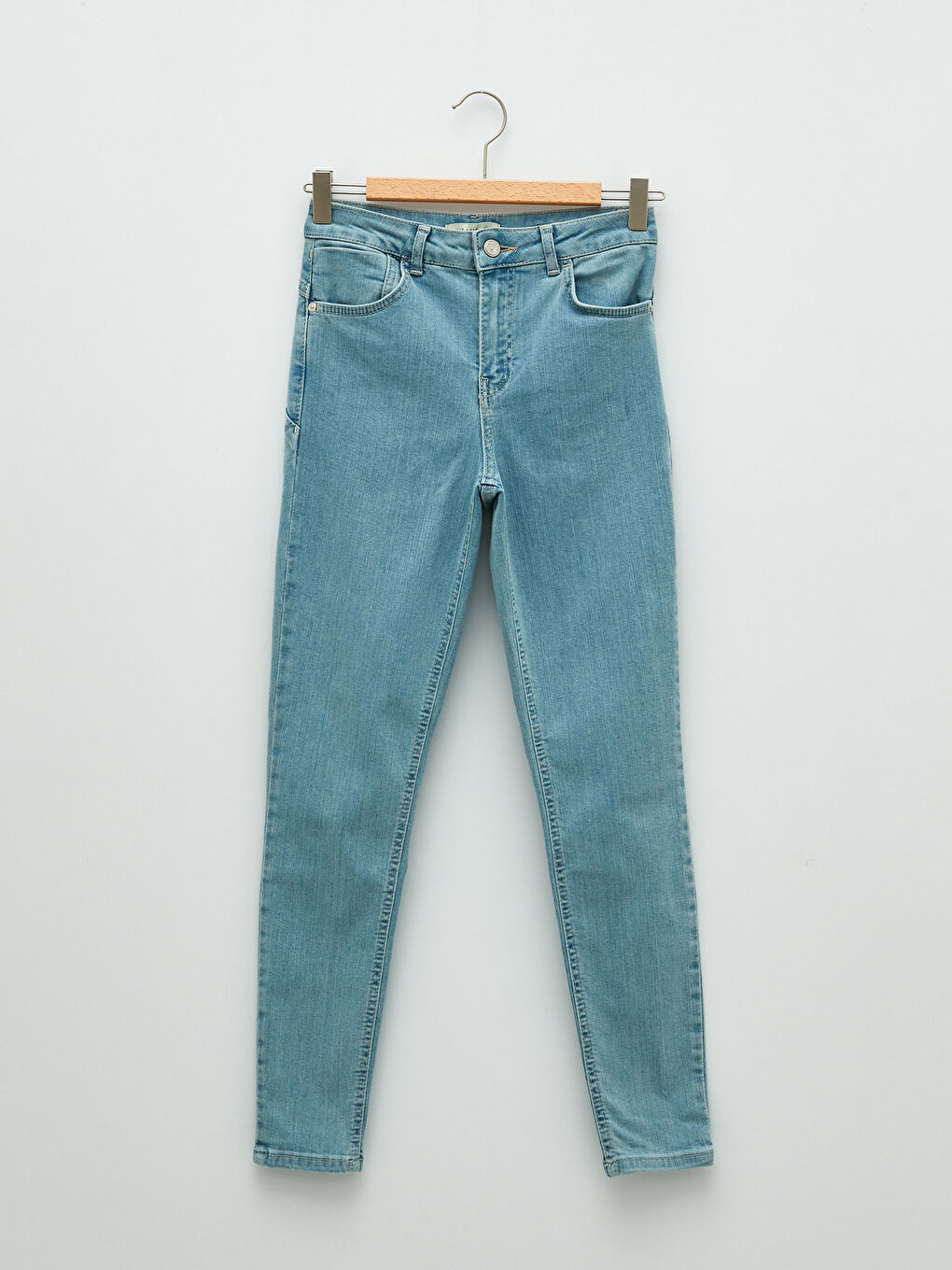 Normal Waist Mercury Skinny Fit Women's Rodeo Jean Trousers with Pocket Detail-5