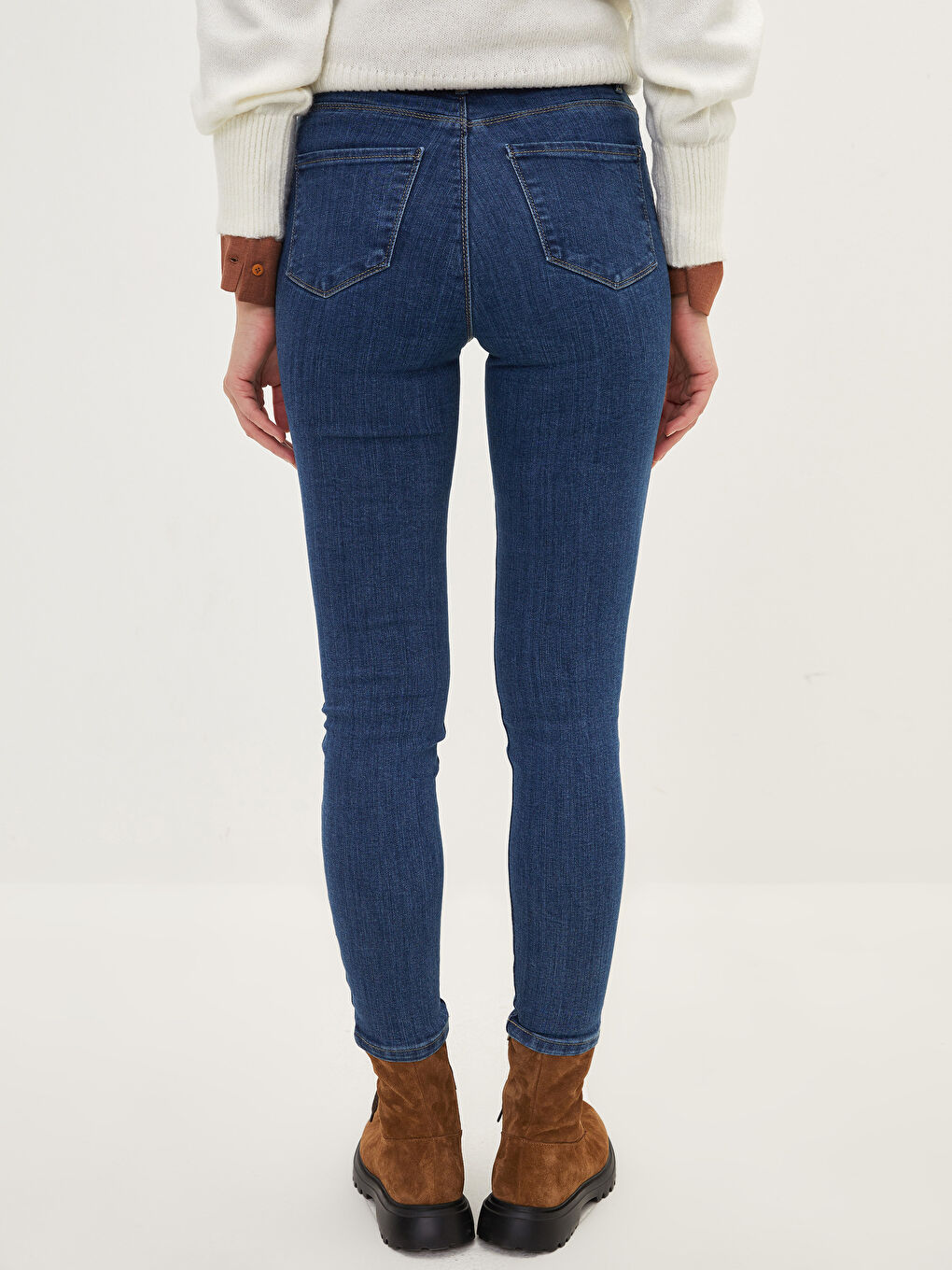 LCW Jeans Farmerke sa visokim strukom Jupiter ekstra uskog kroja za žene -S23451Z8-507