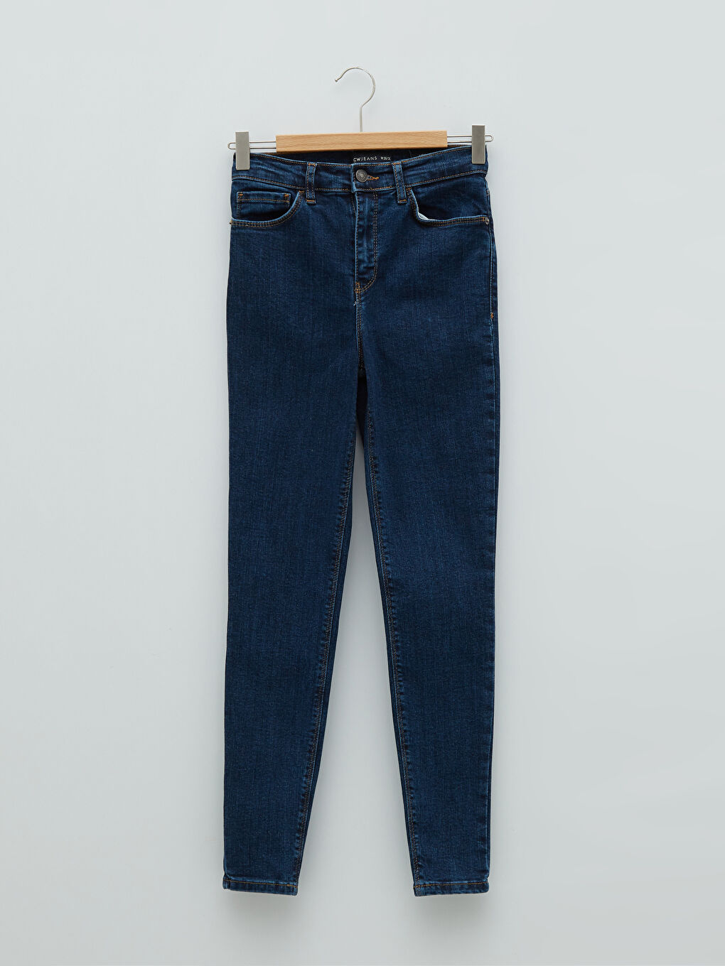 İndigo Yüksek Bel Jüpiter Süper Skinny Fit Kadın Jean Pantolon-5