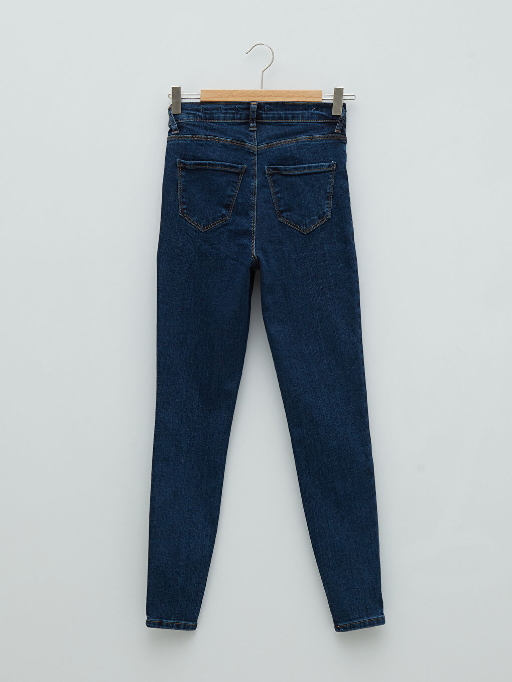 İndigo Yüksek Bel Jüpiter Süper Skinny Fit Kadın Jean Pantolon-6