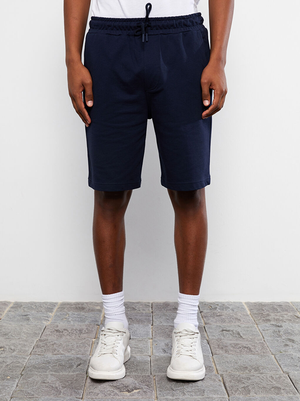 XSIDE Standard Pattern Knitted Men's Shorts -S23456Z8-HRZ