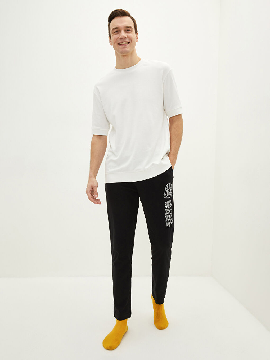 Pantaloni de pijama Star Wars Imprimat Standard Fit pentru Bărbați