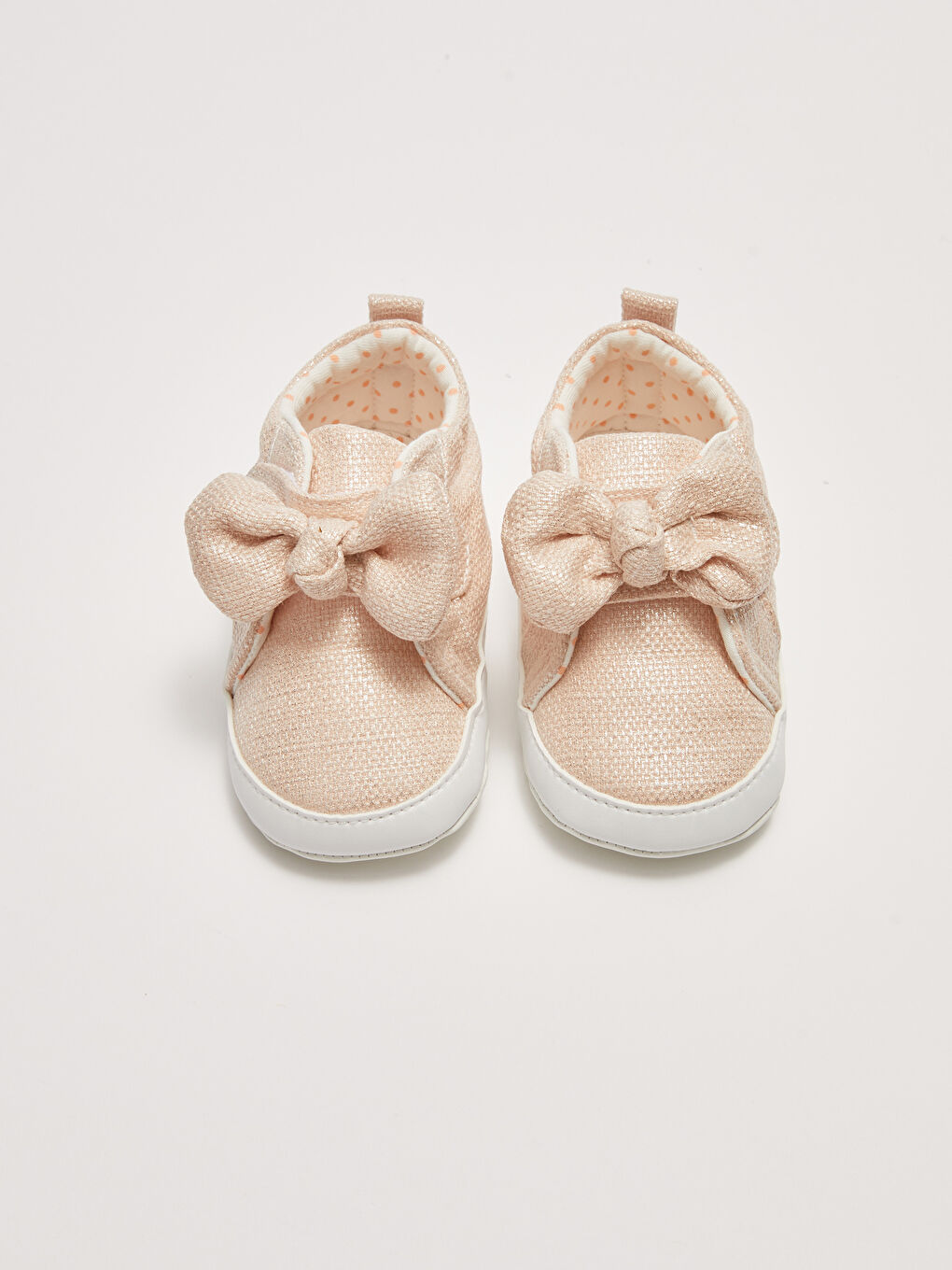 LCW STEPS Ribbon Detailed Velcro Closure Baby Girl Pre-Toddler Shoes -S23475Z1-SBW