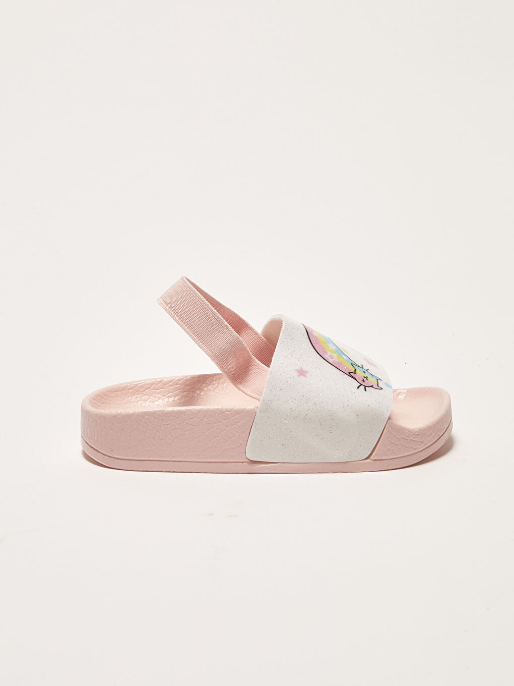 Single Band Elastic Baby Girl Beach Slippers-1