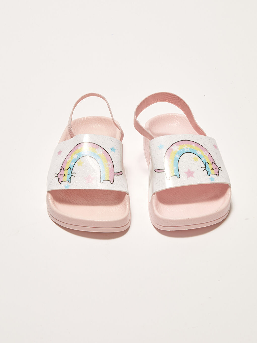 Single Band Elastic Baby Girl Beach Slippers-2