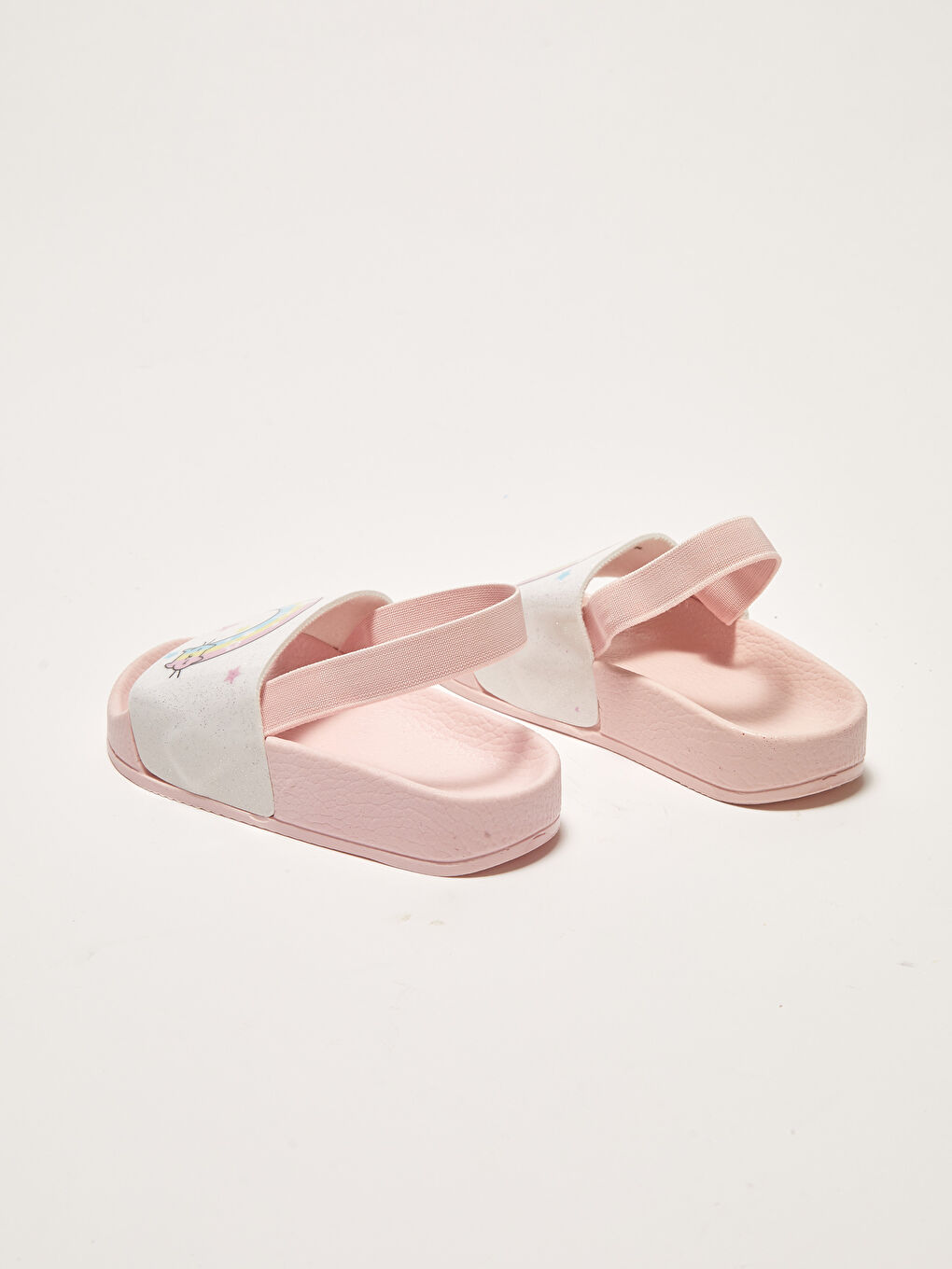 Single Band Elastic Baby Girl Beach Slippers-4