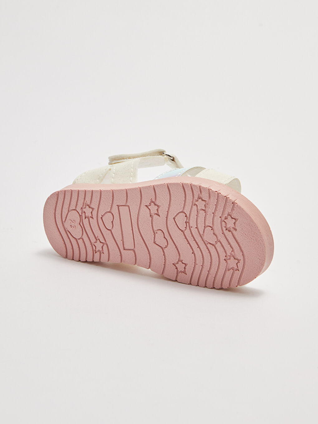 Голограмма детальді айқас баулы ілмекті және жапсырмалы бекіту қыз бала сандалдары-3