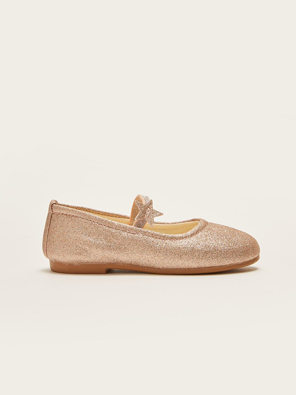 Ballerines Argentées Élastiques Pour Bébé Fille-1