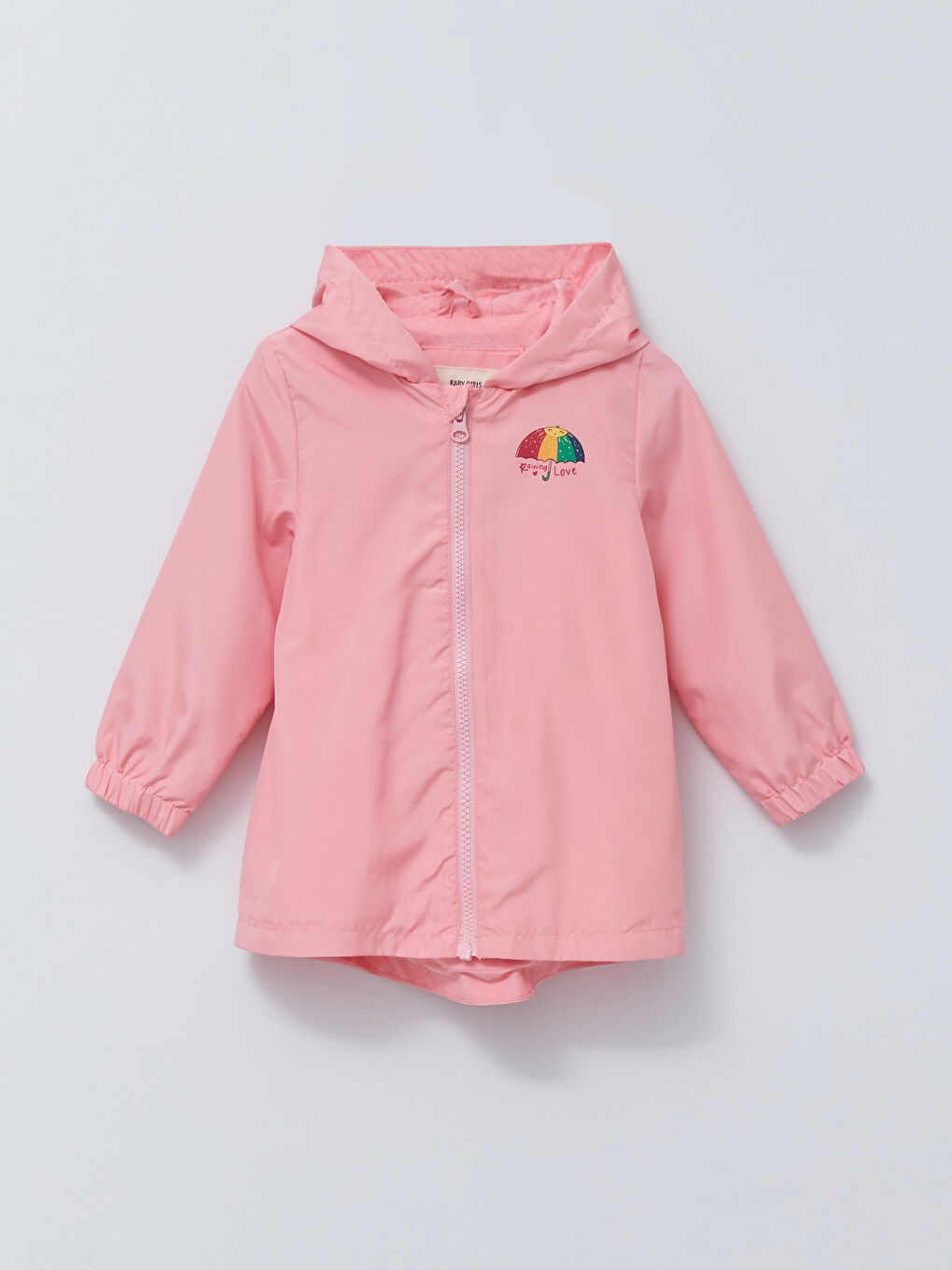 معطف وردى طفلة صغيرة