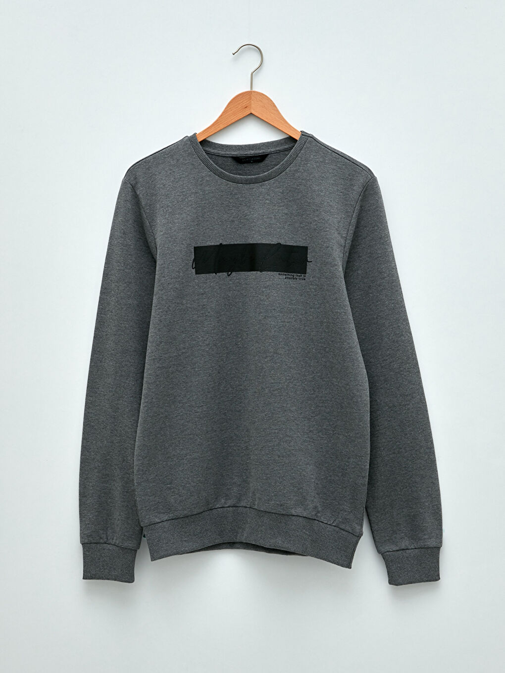 Crew Neck Long Sleeve Printed Men's Sweatshirt-4