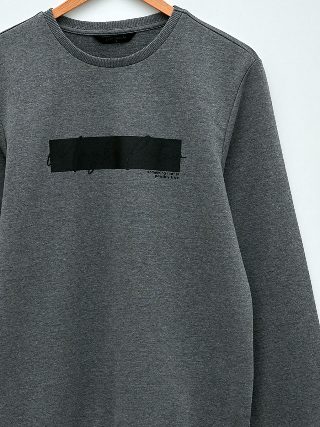 Crew Neck Long Sleeve Printed Men's Sweatshirt-6