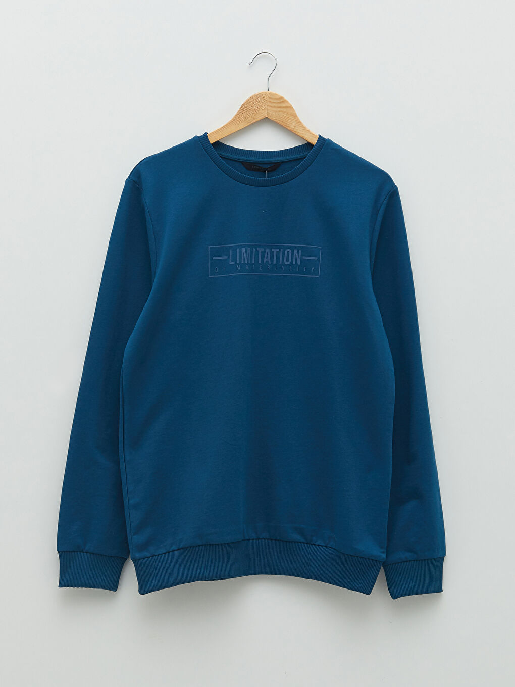 Crew Neck Long Sleeve Printed Men's Sweatshirt-5