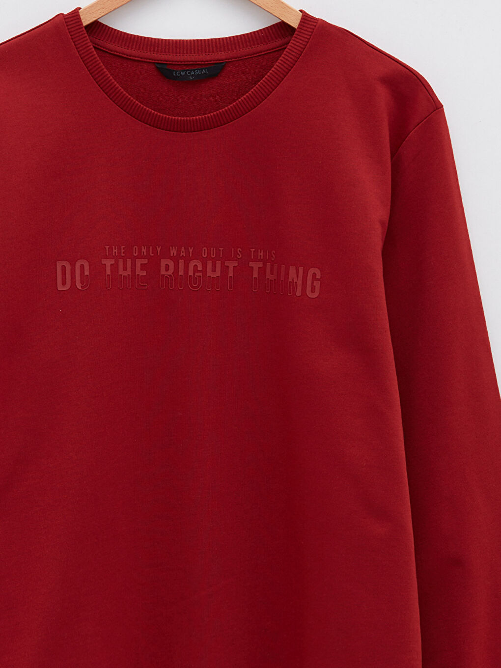 Crew Neck Long Sleeve Printed Men's Sweatshirt-7