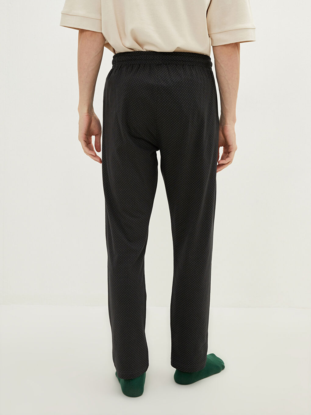 Antrasit Standart Kalıp Erkek Pijama Altı-3