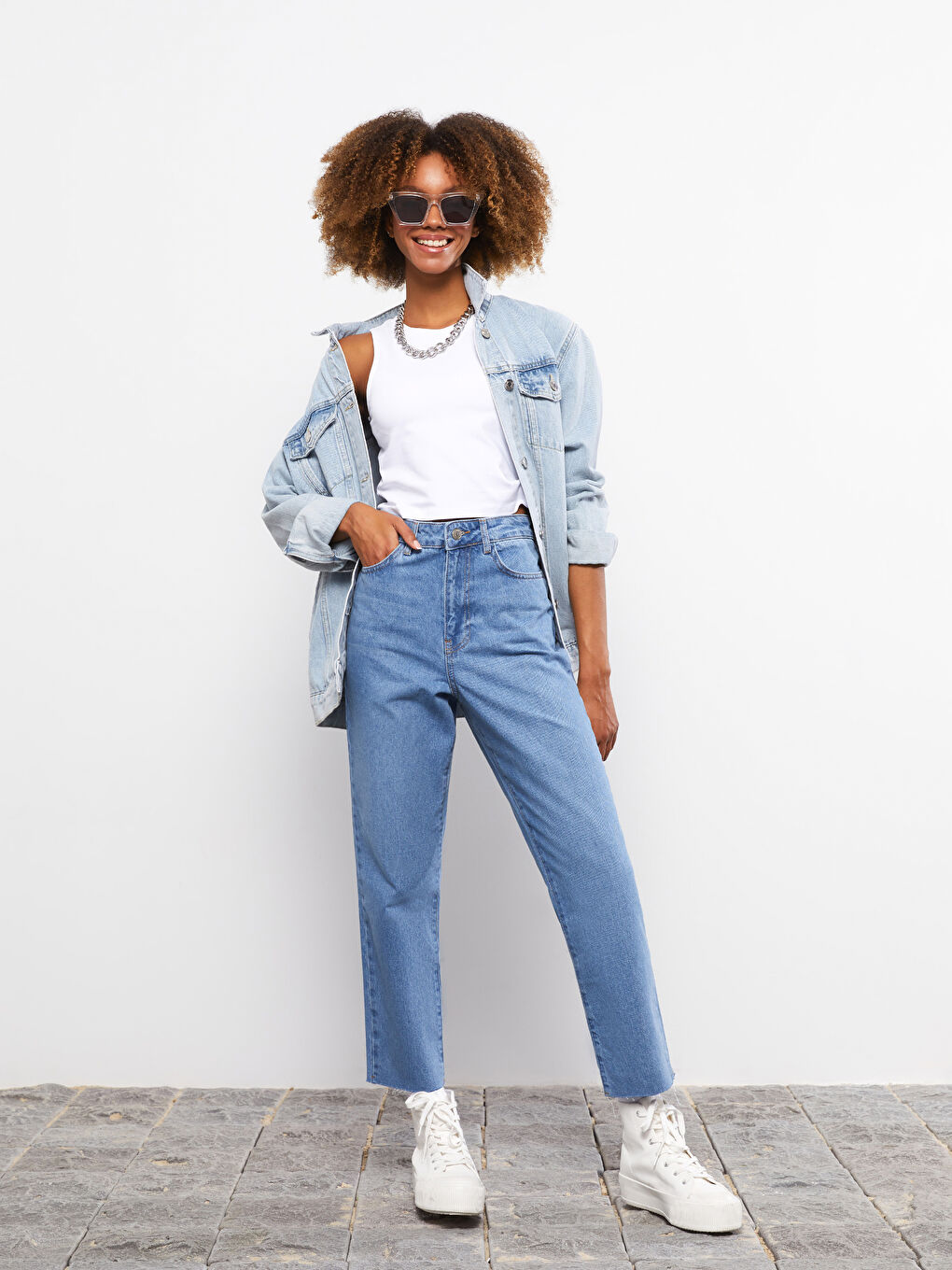 Žena INDIGO Traperice-1