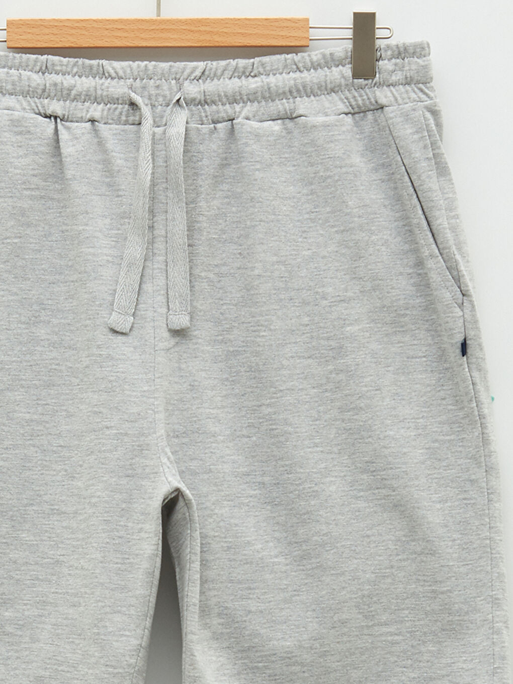 Gri Standart Kalıp Erkek Pijama Alt Şort-8