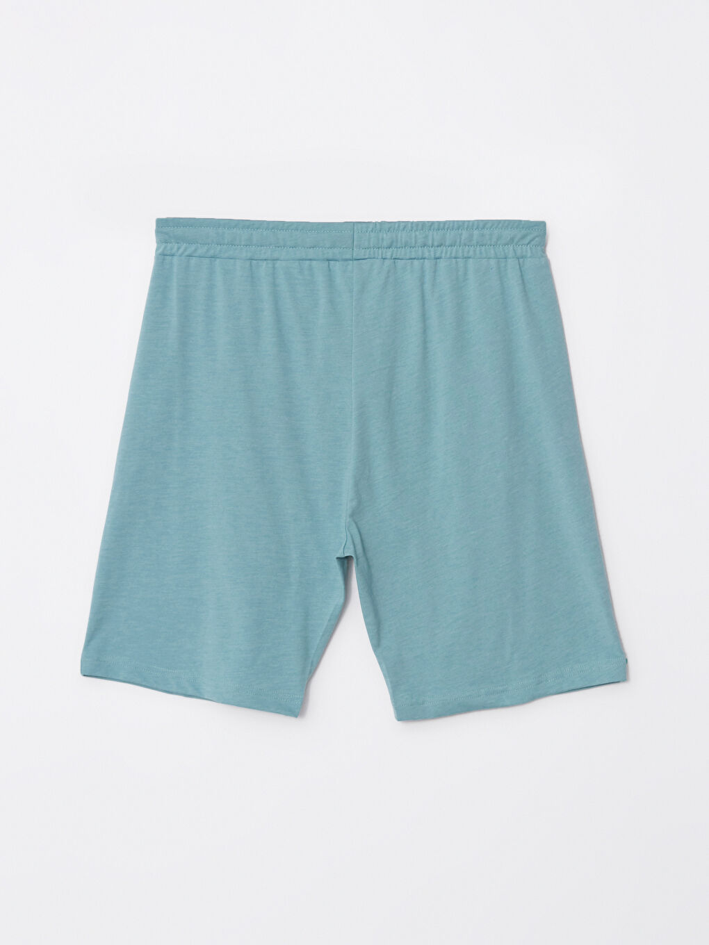 Yeşil Standart Kalıp Erkek Pijama Alt Şort-6