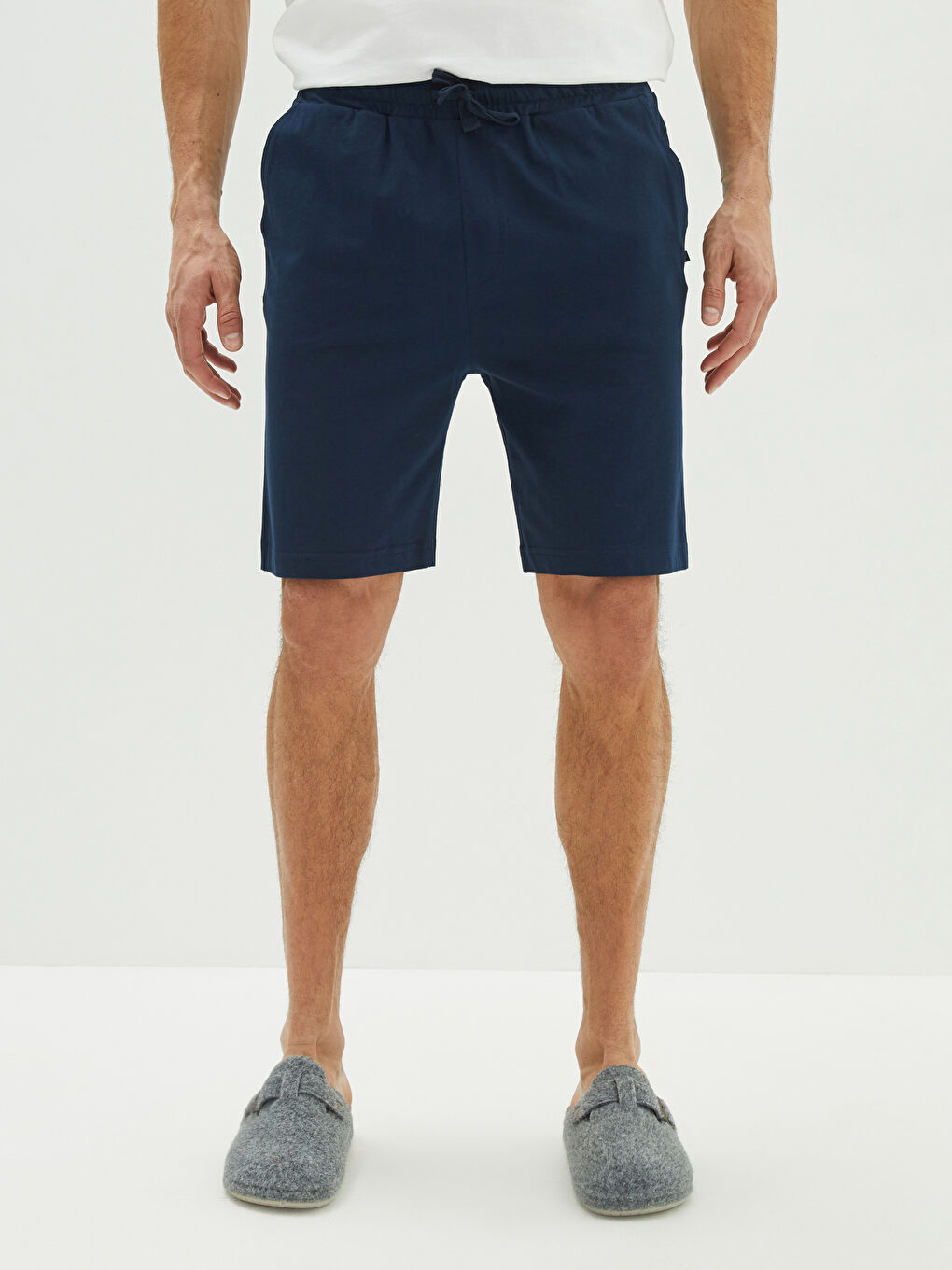 شورت بيجامة رجالي بقصة عادية-3