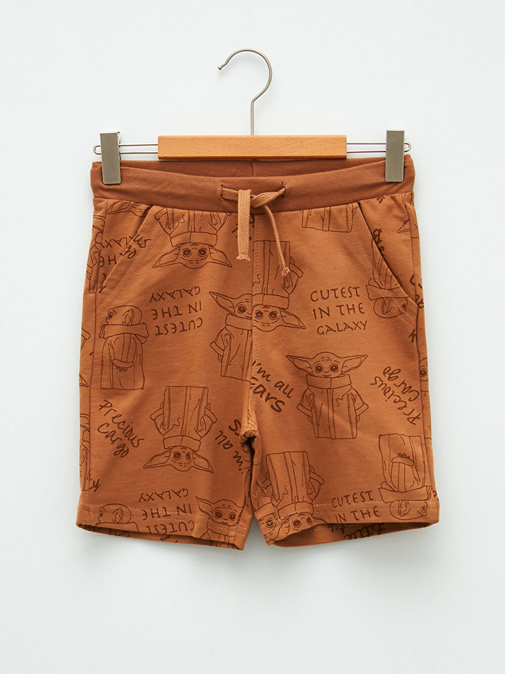 Star Wars Printed Boys Shorts With Elastic Waist