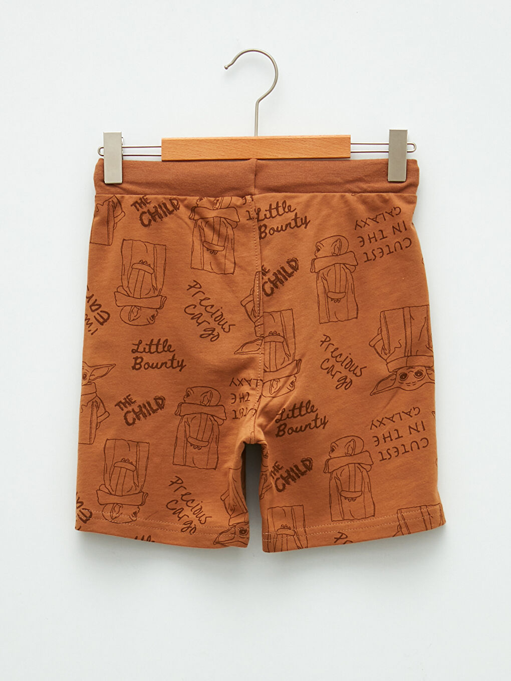 Star Wars Printed Boys Shorts With Elastic Waist-1
