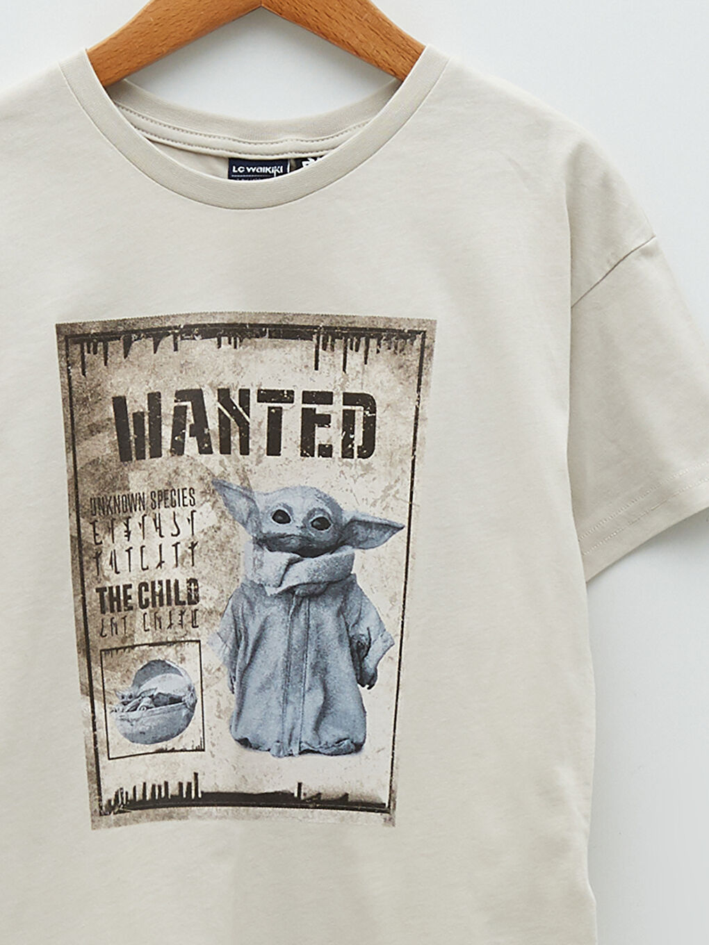 LCW Kids Rundhalsausschnitt Star Wars Bedrucktes Kurzarm Baumwolle Jungen T-Shirt -S23554Z4-G7L