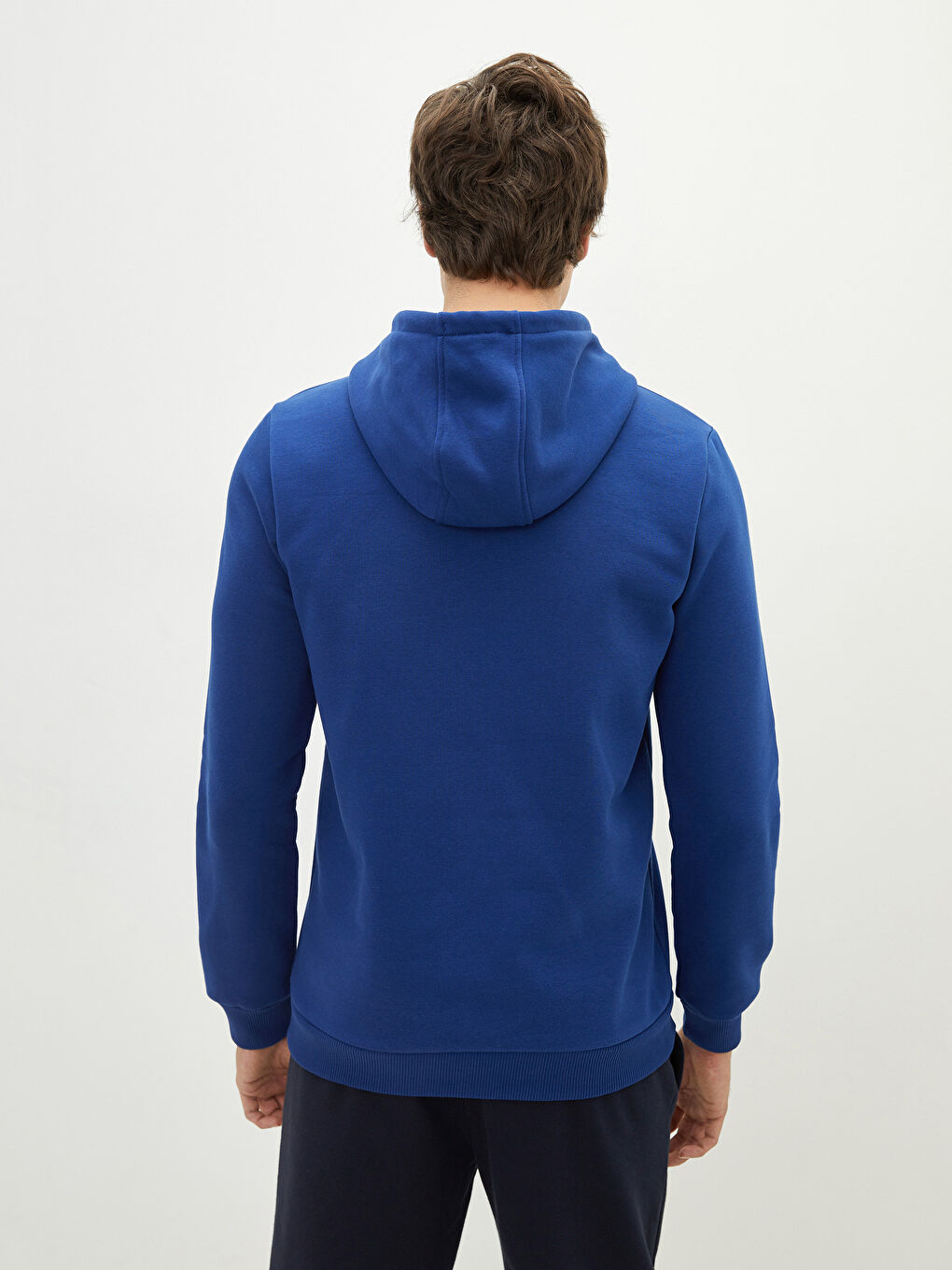 Long Sleeve Printed Men's Thick Hoodie-7