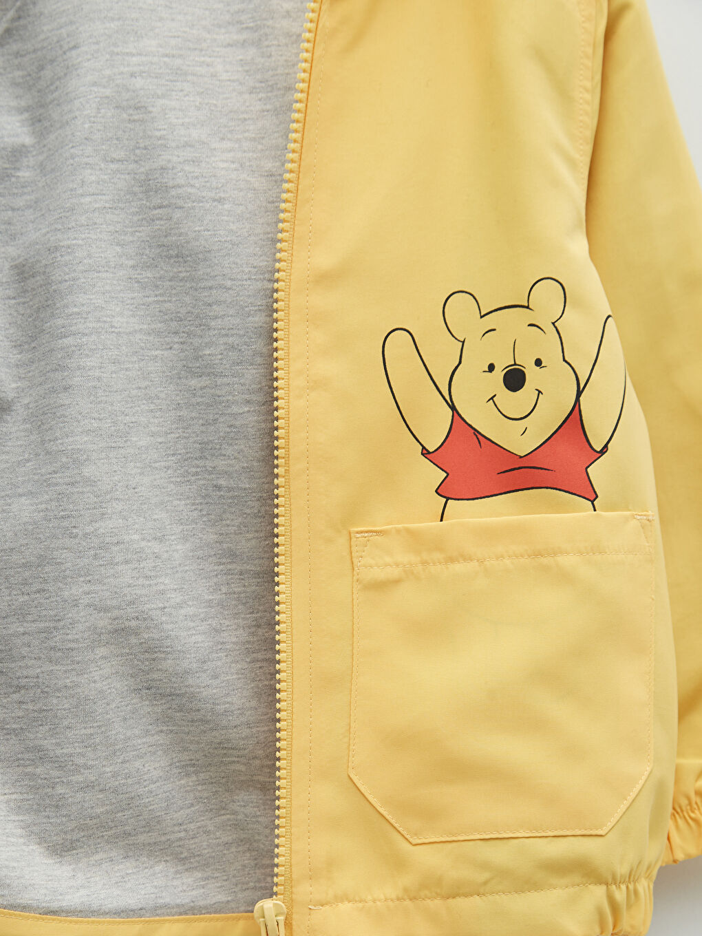 LCW baby Hooded Long Sleeve Winnie the Pooh Printed Baby Boy Coat -S23632Z1-G3J