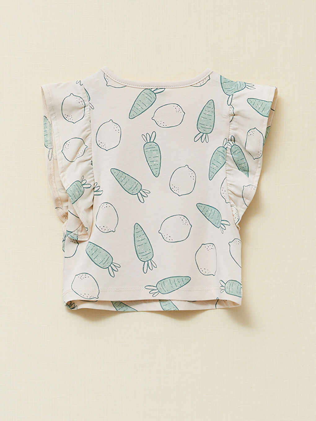 T-shirt et Short Imprimés à Manches Courtes Col Rond pour Bébé Filles, Lot de 2-2