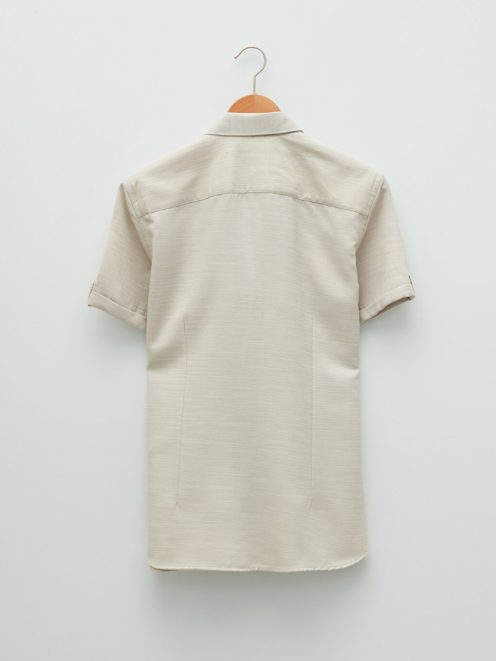 Slim Fit Short Sleeve Men's Shirt-6