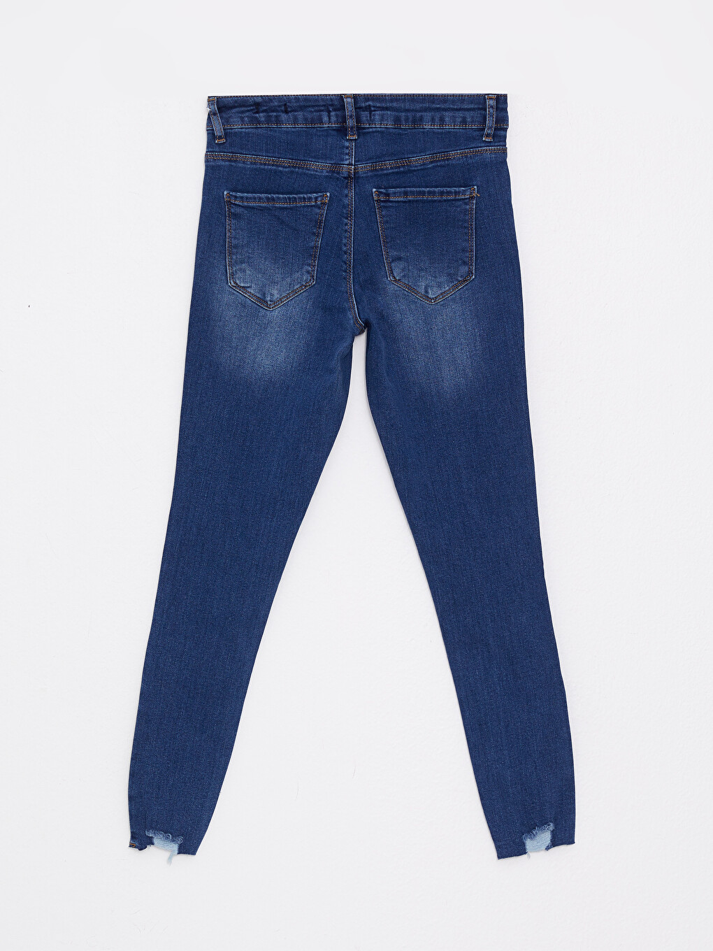High Waist Mercury Skinny Fit Straight Ripped Detailed Women's Rodeo Jean Trousers-6