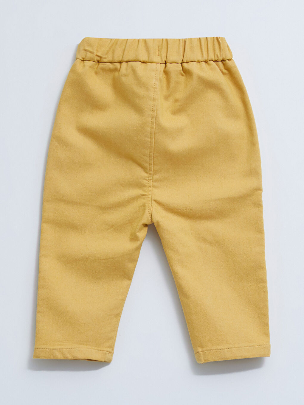 LCW baby Sari Beli Lastikli Basic Gabardin Erkek Bebek Pantolon - 1