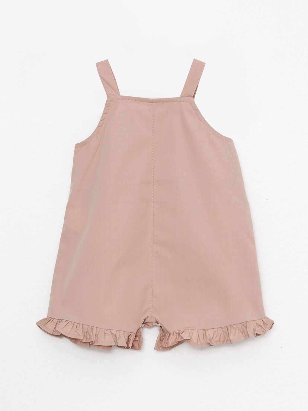 Bebe Collar Short Sleeve Cotton Baby Girl Blouse and Salopet 2-Pack Set-5