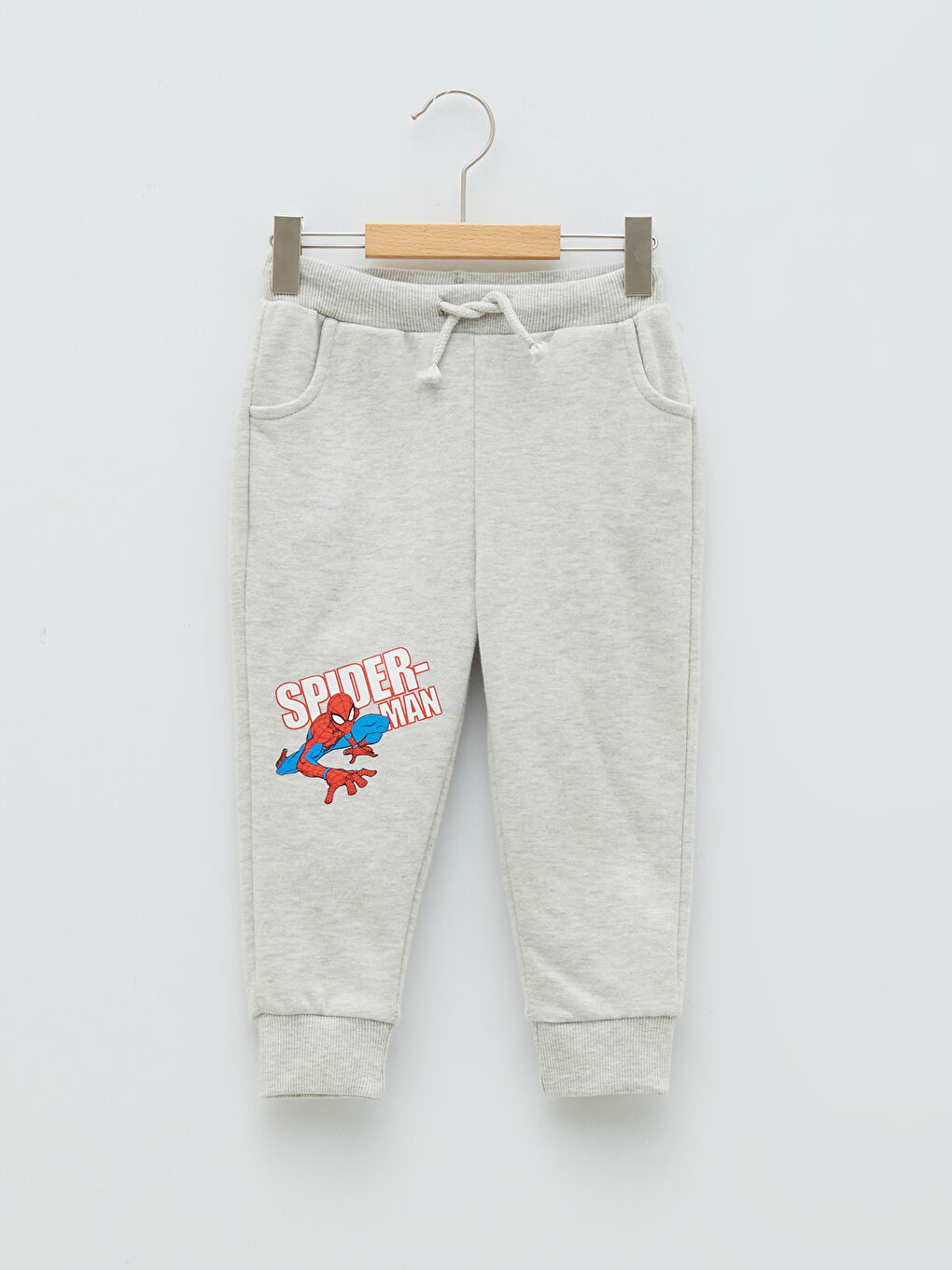 Elastic Waist Spider-Man Printed Baby Boys' Sweatpants