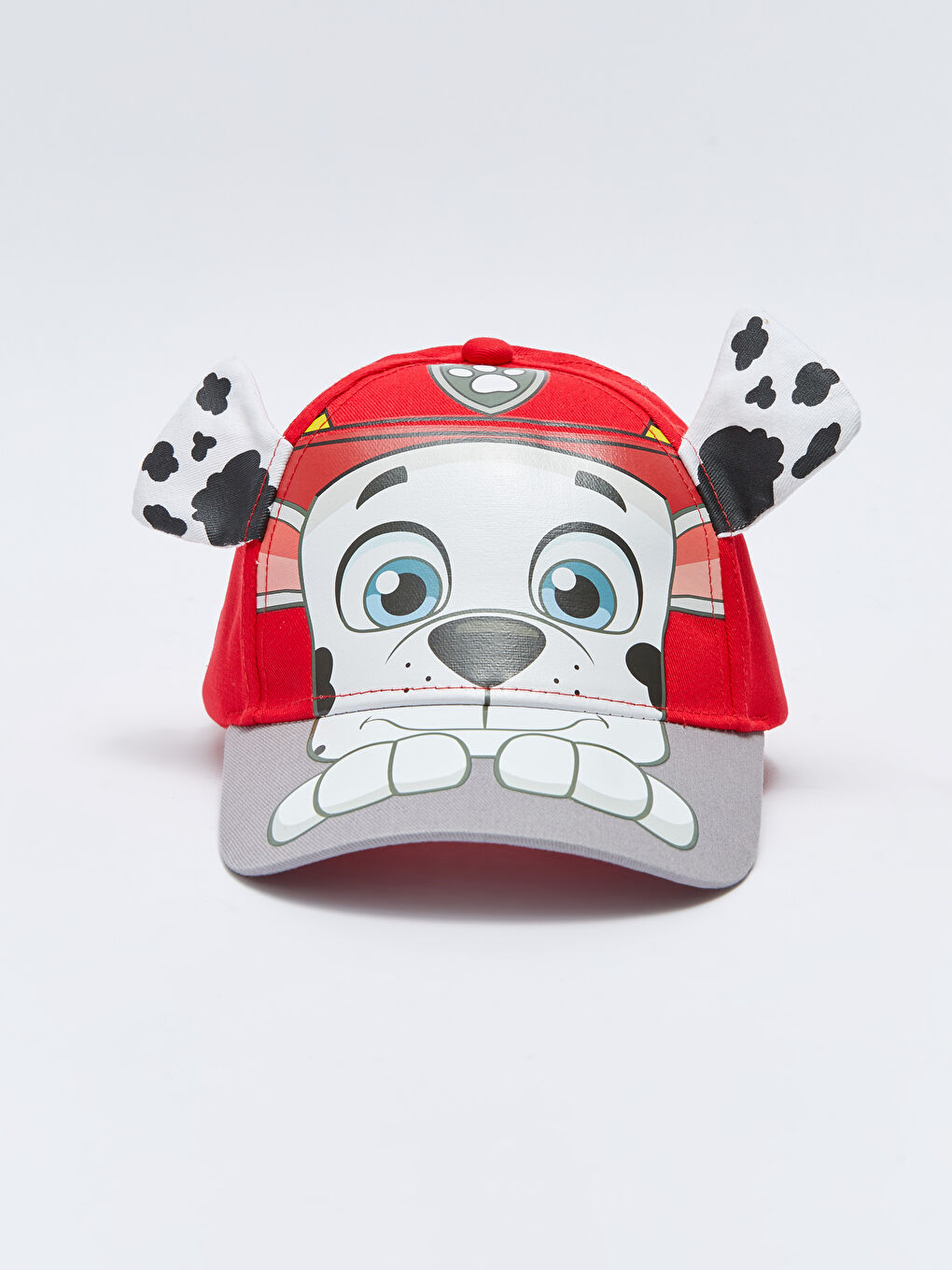 Kırmızı Aplike Baskılı Kapüşonlu Tunik