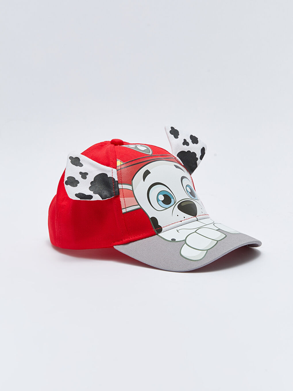 Kırmızı Aplike Baskılı Kapüşonlu Tunik-1