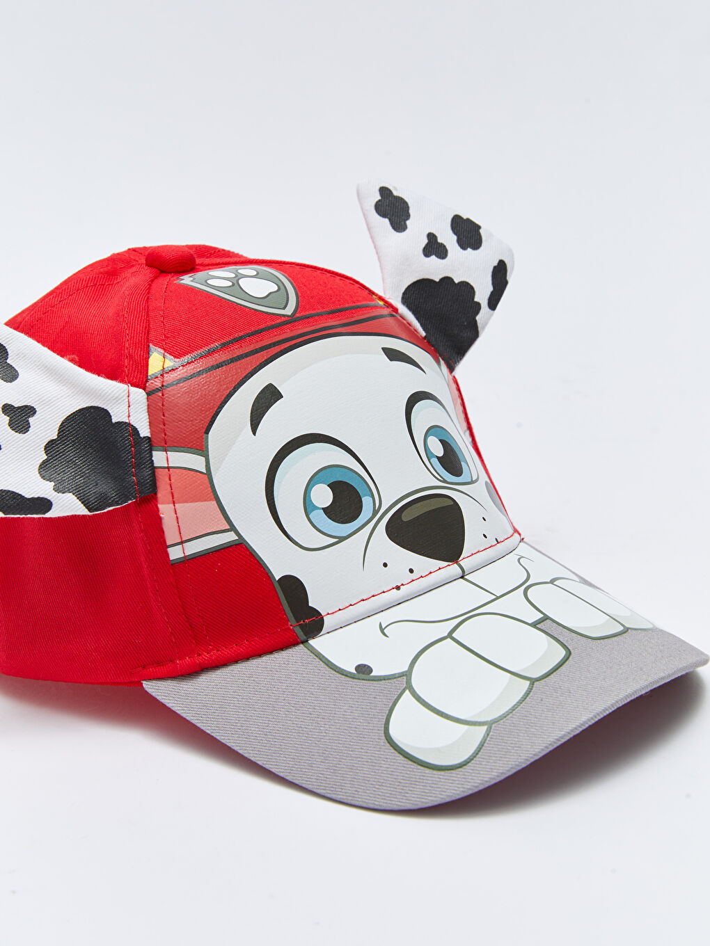 Kırmızı Aplike Baskılı Kapüşonlu Tunik-2