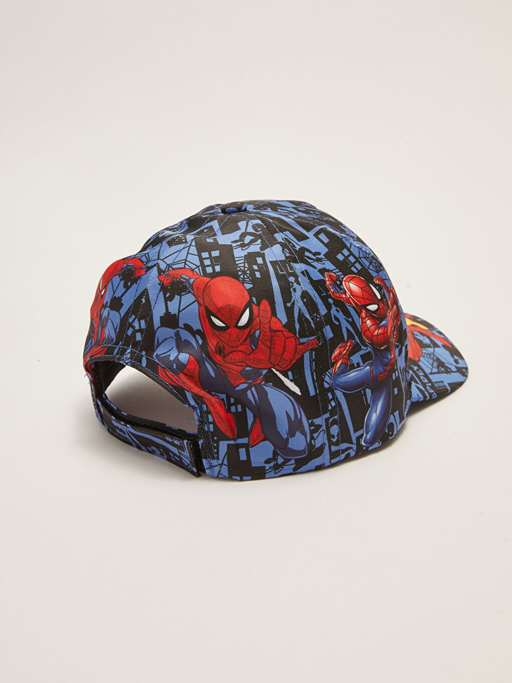 Mavi Spider-Man Lisanslı Erkek Çocuk Kep Şapka-3