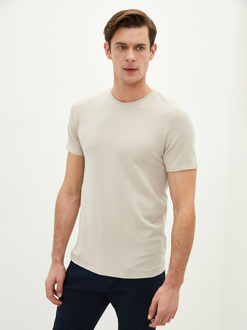 Crew Neck Short Sleeve Men's T-Shirt