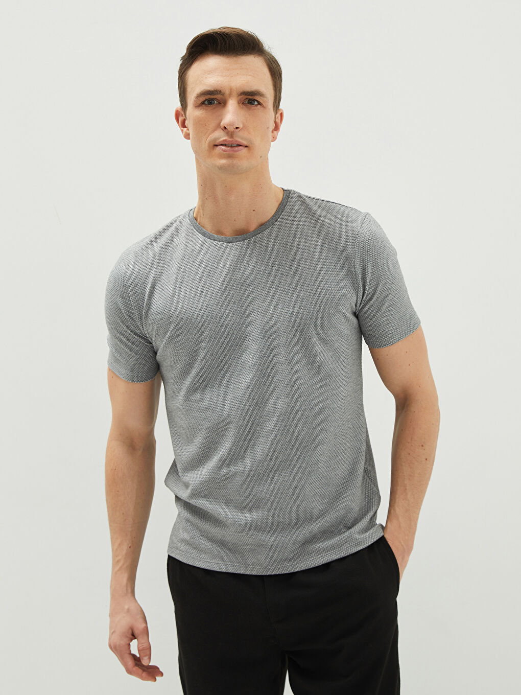 Crew Neck Short Sleeve Men's T-Shirt