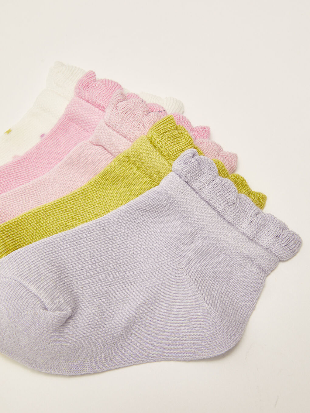 Basic Kız Bebek Patik Çorap 5'li-2