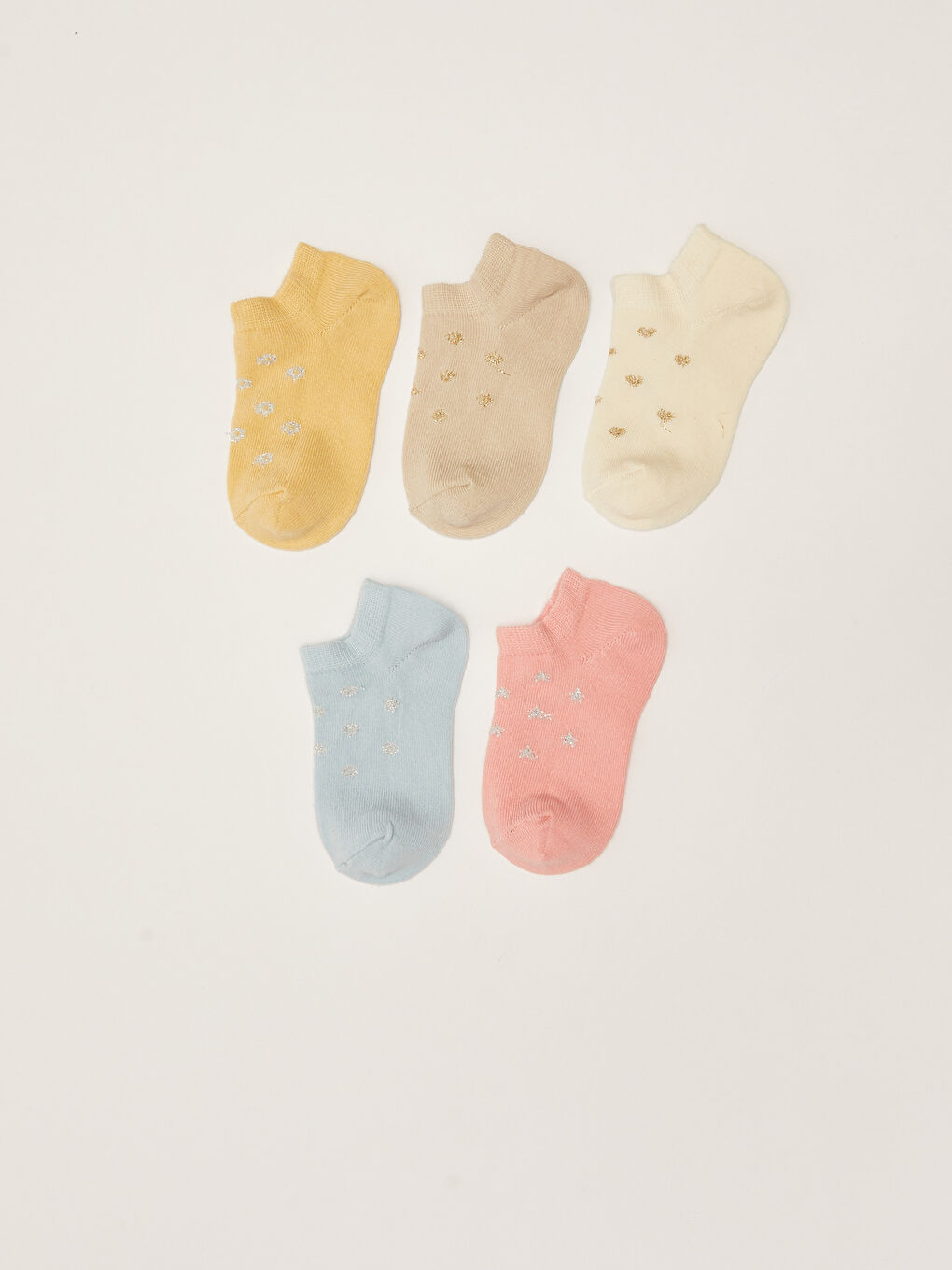 Printed Baby Girls' Ankle Socks 5-packs-1
