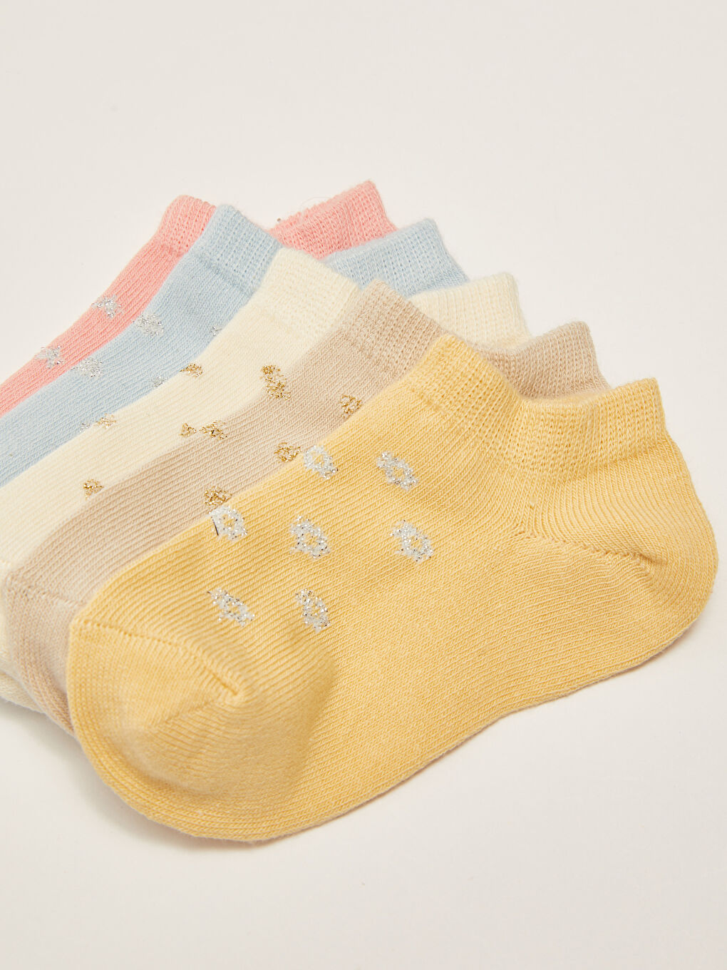 Printed Baby Girls' Ankle Socks 5-packs-2