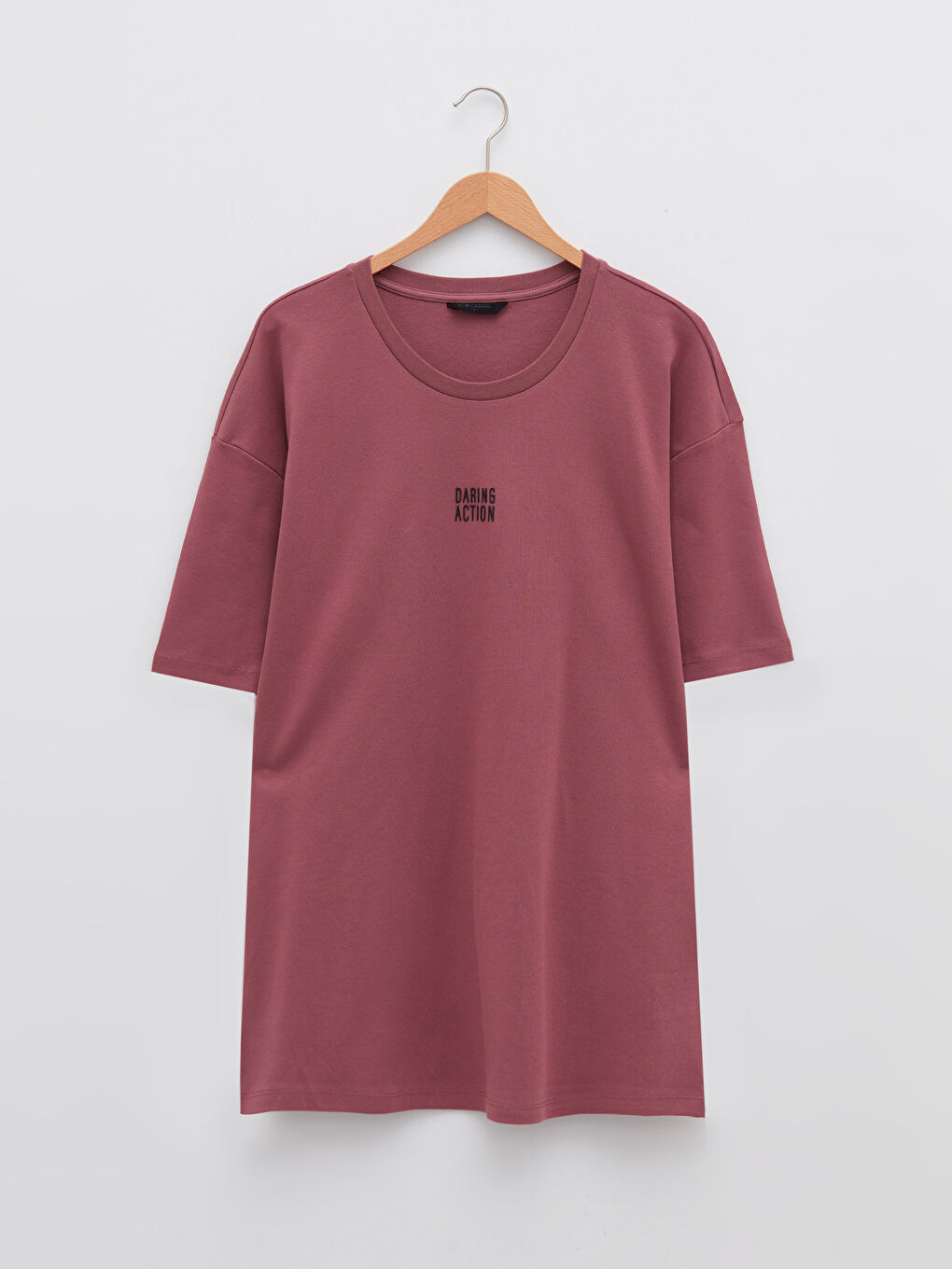 XSIDE Crew Neck Short Sleeve Printed Combed Cotton Men's T-shirt -S23851Z8-SCA