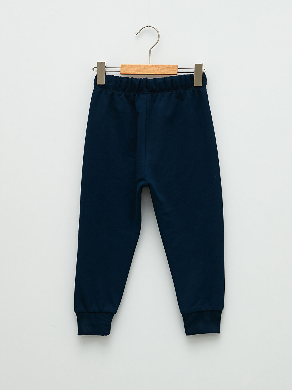 Lacivert Beli Lastikli Basic Erkek Bebek Jogger Eşofman Alt-1