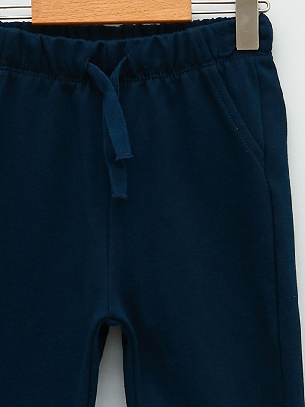 Lacivert Beli Lastikli Basic Erkek Bebek Jogger Eşofman Alt-2