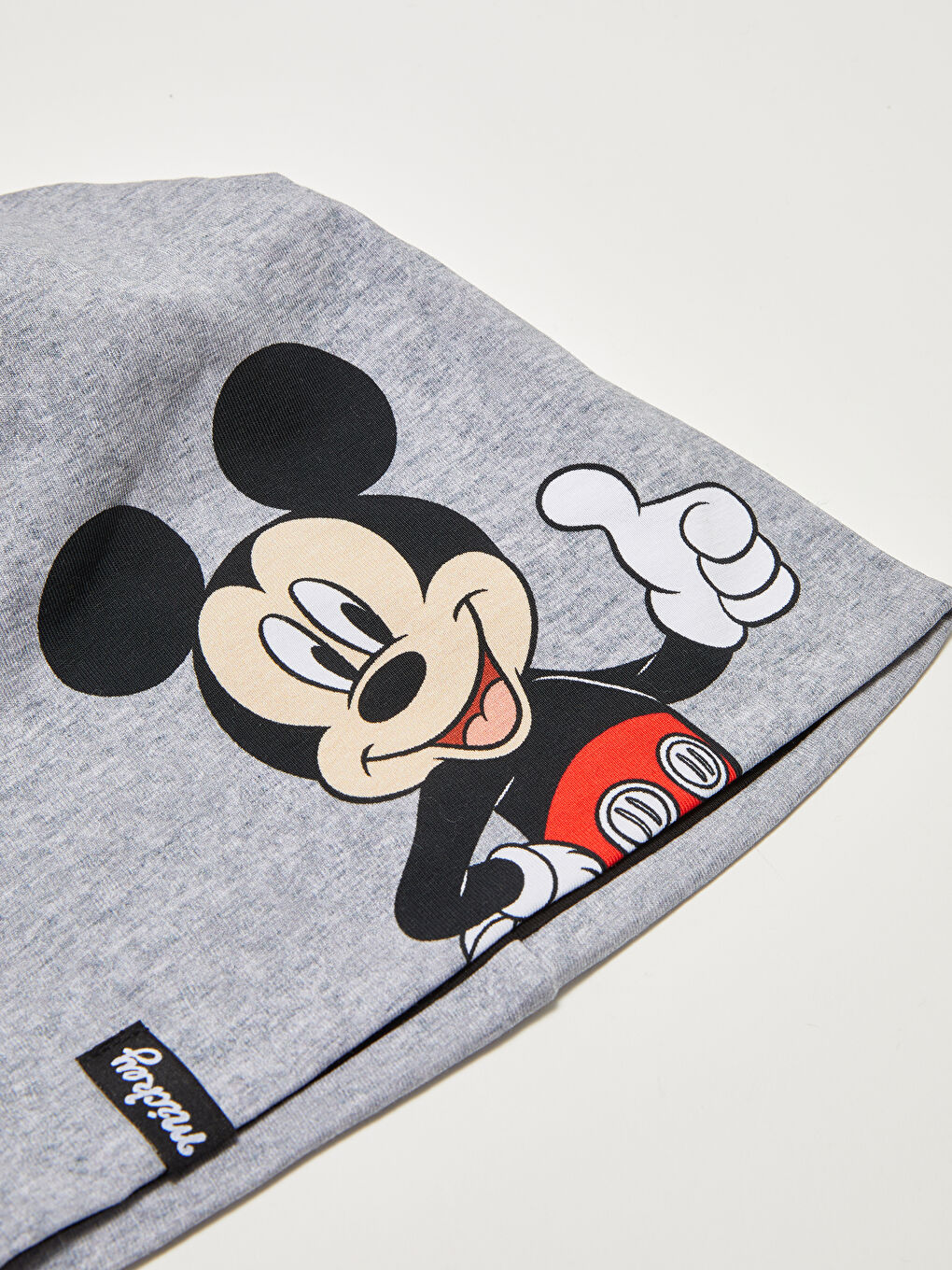 Gri Erkek Çocuk Mickey Mouse Lisanslı Bere-1